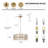 Mourine 3 - Light Dimmable Chandelier