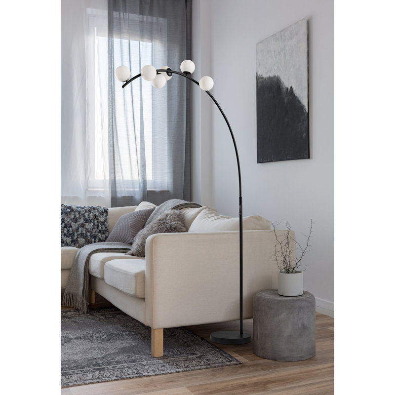 Ronan LED Arc Lamp w. Smart Switch