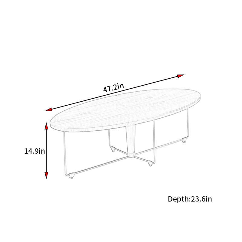 Modern Retro Style Coffee Table