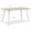 Ensemble de salle à manger en bois 5 pièces, table de salle à manger avec 4 chaises Windsor