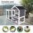 Dariyan Weather Resistant Rabbit Hutch