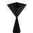 Brixton 66'' Matte Black Torchiere Floor Lamp