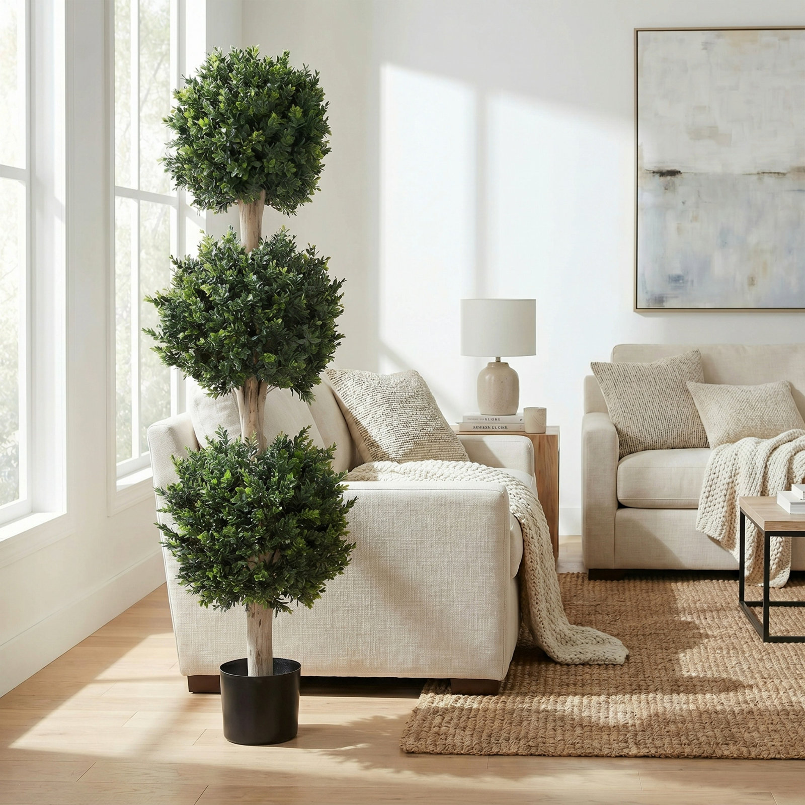 Brooklyn 60" Hedyotis Topiary in Planter