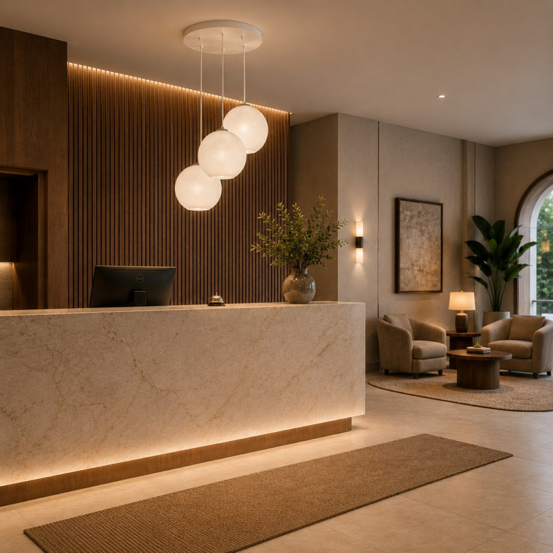 Darus 3 - Light White Cluster Pendant