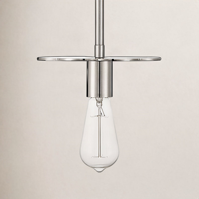 Thane 1 - Light Single Pendant, Polished Nickel
