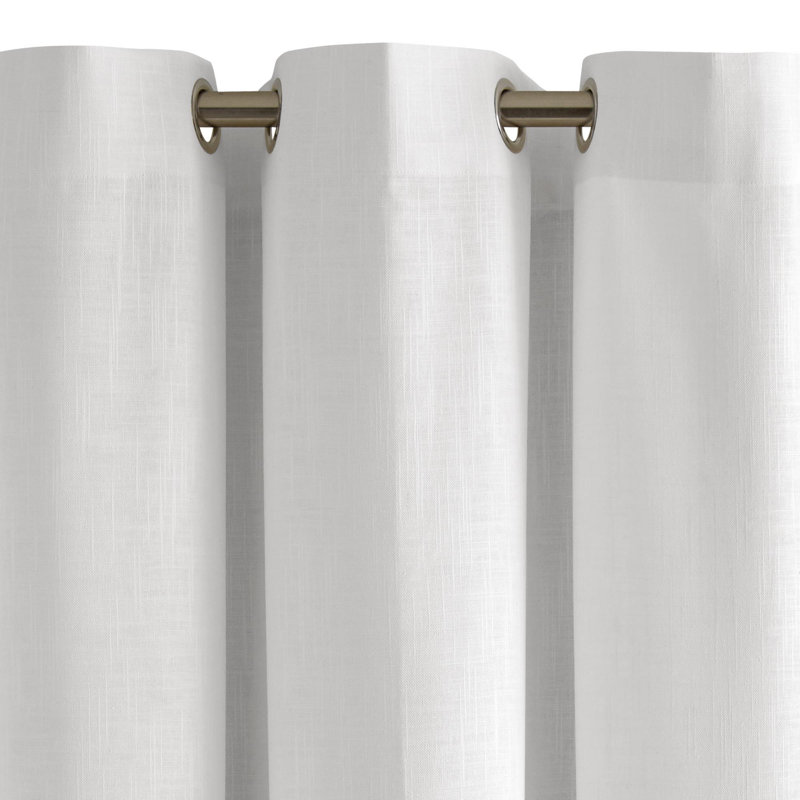 Bellavista Blackout Door Curtain Single Panel, 145 W x 280 D cm, White