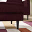 Jodi Velvet Footstall Ottoman - Upholstered Modern Retro Fabric Stylish & Contemporary-2082995074