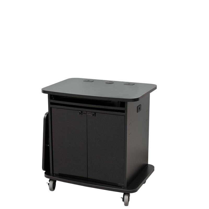 33'' H x 50.5'' W Laptop/Tablet Storage Cart with Wheels