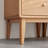 Versatile Solid Oak Storage Cabinet for Living Room, Enhancing Décor