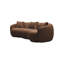 Canapé de salon Mid Mid Century Curved-1883678769