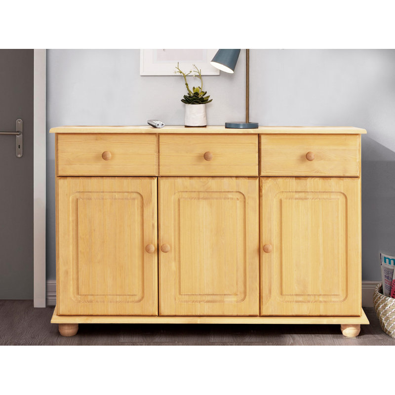 45.67'' Solid Wood Sideboard, Stain Wax