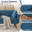  Ensemble de causeuse et canapé, ensemble de salon rembourré et capitonné 2 pièces-196342960
