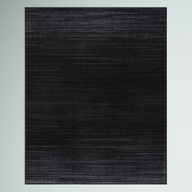 Tapis noir / ivoire Sarang, Rectangle 6 pi x 8 pi