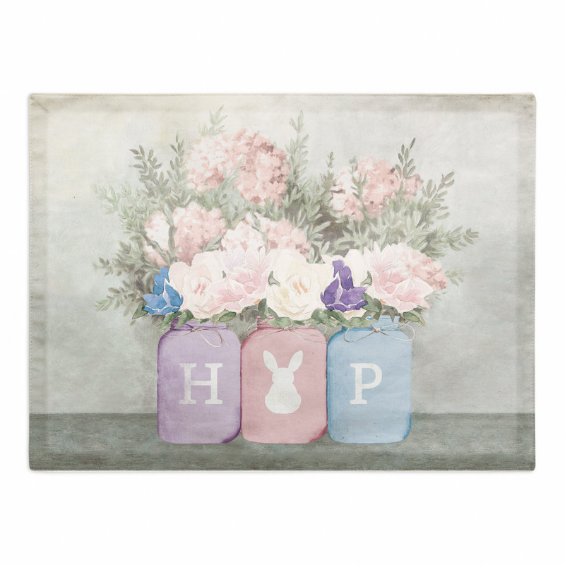 Haeng Polyester No Pattern Rectangle Placemat