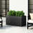 35''L Outdoor Planter - Lightweight Concrete, & Stylish, Enhances Patio Garden, Black, Ready To Deploy Structure, Transforms Backyard, No Assembly Needed