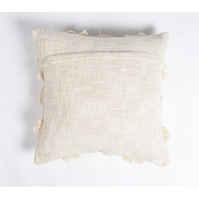 Charemon Shaggy Tufted Diamond Pillow