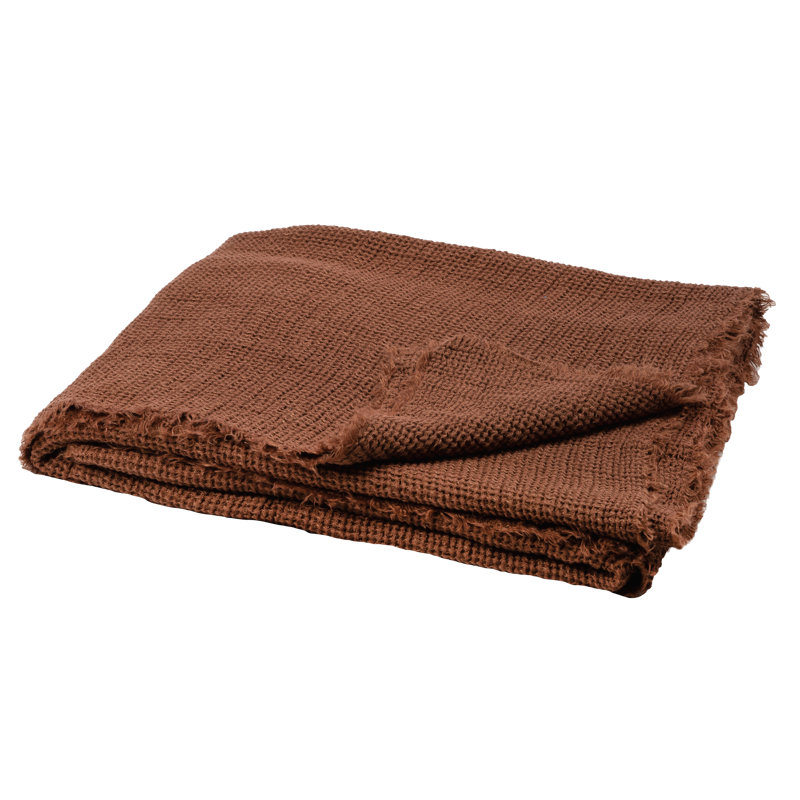 Winsor Throw Blanket, Brown