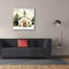 «Wall Church At Christmas 1» par Nicole DeCamp, art mural épique sur toile, 37 po x 37 po