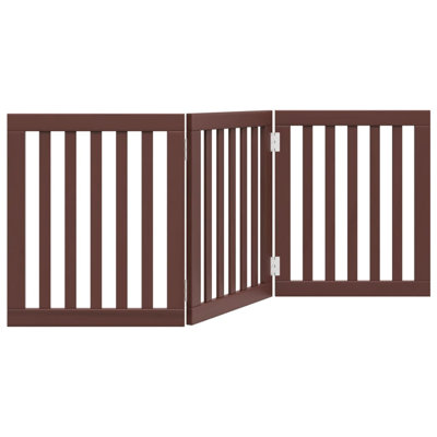 Archie & Oscar Dog Gate Foldable 3 Panels White 150 Cm Poplar Wood