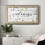 Welcome to Our Home - Reproduction d'un seul cadre photo sur toile-87435884