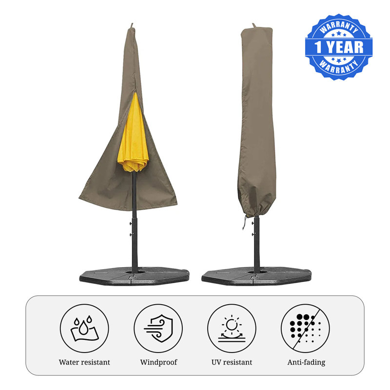 Outdoor Umbrella Cover, Beige