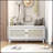 Boho Rattan Entryway Bench With Storage, Cushioned Shoe Bench With Double Doors, Wooden Shoe Organizer For Hallways-1941398659