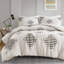 Ensemble d'édredon en chenille 100% coton Tahli-415762010-418759528