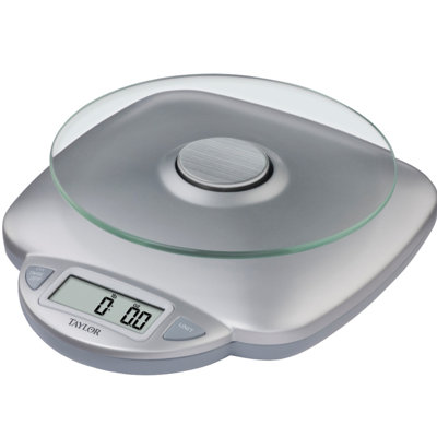 Taylor 11lb Digital Glass Top Household Kitchen Scale