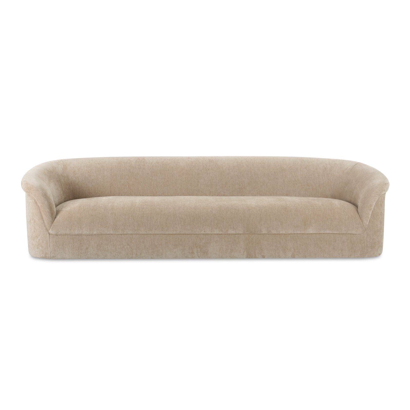 Arthur 109'' Chenille Upholstered Sofa, Beige