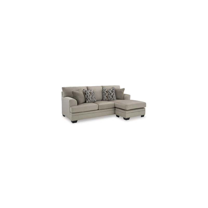 Helen Sofa Chaise, Stonemeade Gray Chenille