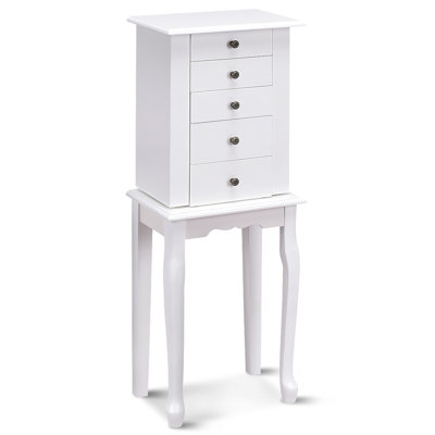 Domenick Jewellery Chest with Mirror