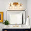 Bathroom Vanity Light 3-Light Vanity Lights For Bathroom 10%-100% Dim(Night/Makeup Mode) Warm To Cool Light Switch Fog-Proof And Crystal Shade 20'' Wall Sconce-817248388