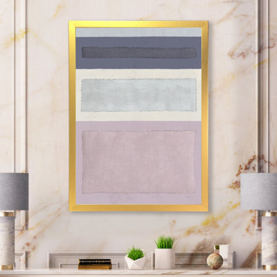 Cadre photo « painted tressage iv fb », reproduction sur toile