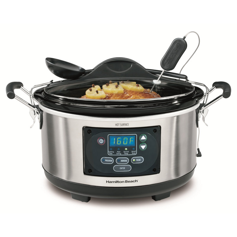Hamilton Beach 6-Qt. Stay or Go Set and Forget Programmable Slow Cooker