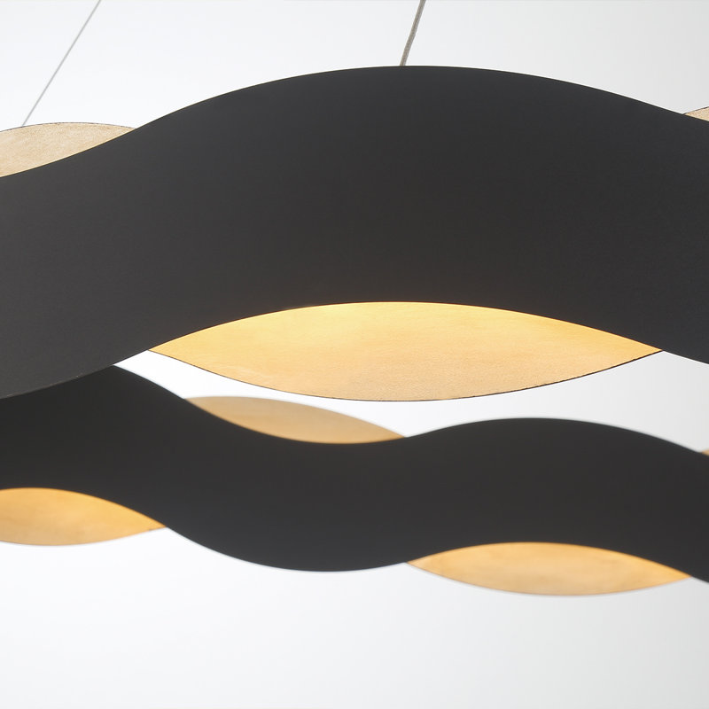 Lustre 46 lumières 1 lumière Vaughan, Nickel / noir