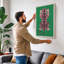 Geometric Tiger Art Deco - Wrapped Canvas-2004041280-2004041306