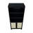 Sheridan 71.1" H x 31.5" W Mid-Century Modern 7-Shelf Storage Bookcase Cabinet in Black-91028898