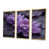 Toile avec cadre flottant or