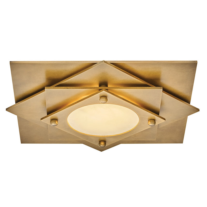 Claude Alabaster LED Flush Mount