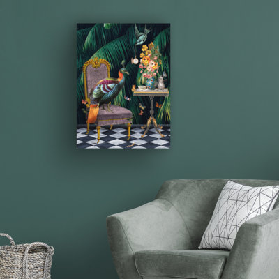 «Tea Time» par Erika C. Brothers, impression sur toile tendue