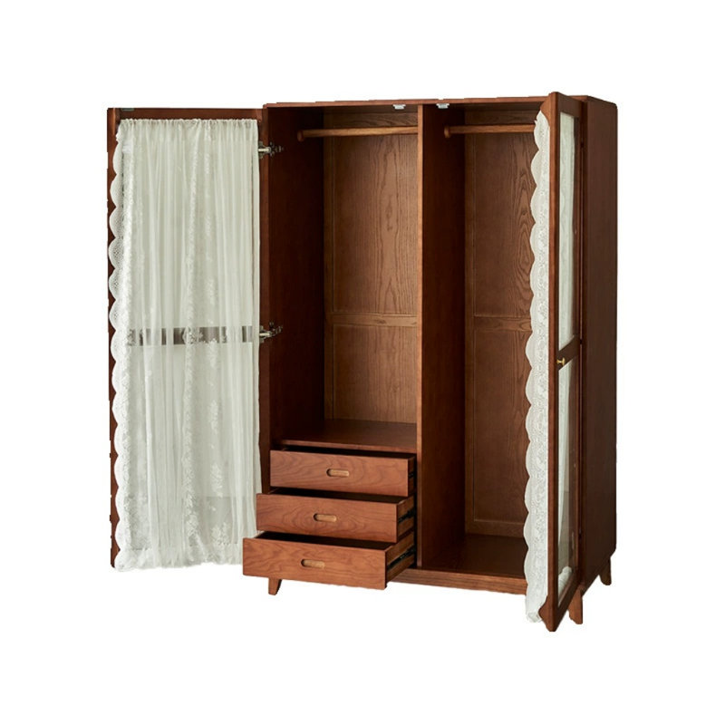 Simple Classic Glass Wardrobe