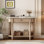 Commode 2 tiroirs 36 po avec tablette ouverte