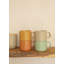 KitchenCraft Idilica Stacking Stoneware Mugs, Set of 4, 400ml
