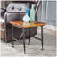Table de bout en bois et métal