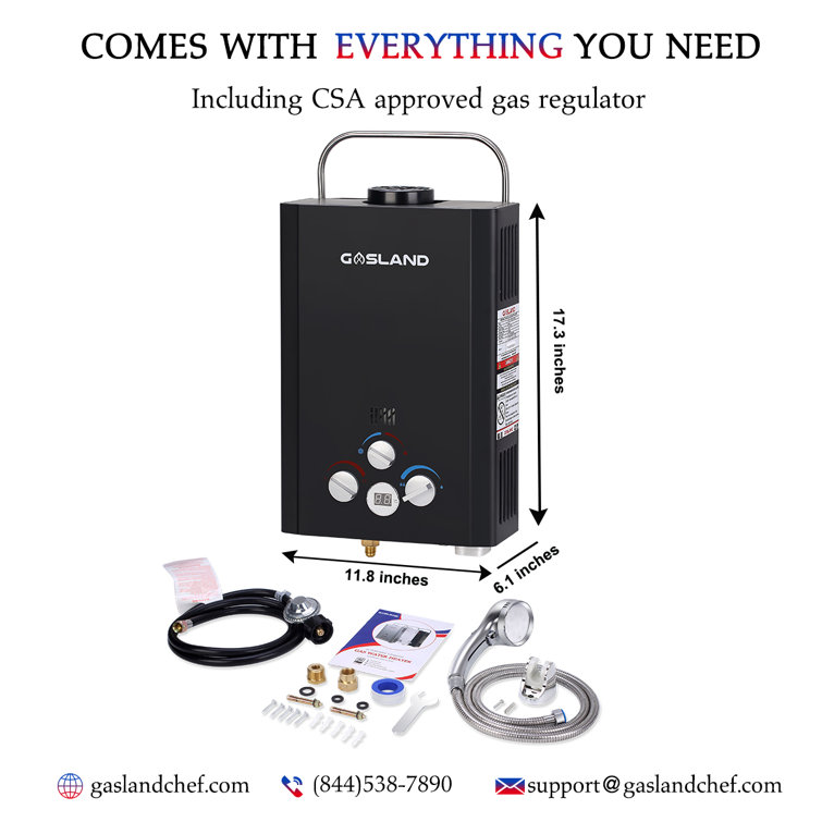 Gasland Outdoors Liquid Propane Tankless Water Heater - Wayfair Canada
