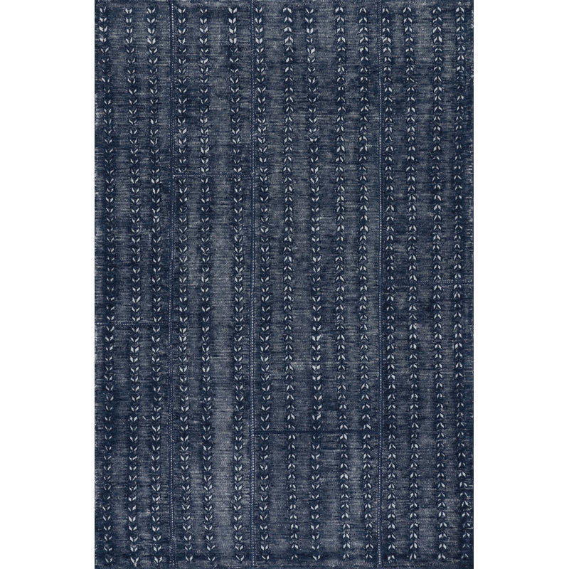 Vox Chevron Handmade Wool Rug, Rectangle 6' x 9'