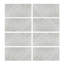 24 po x 12 po X P 24 po Plancher de vinyle imperméable L Click Lock Spc, marbre gris (paquet de 20 pieds carrés / 10)-118021151