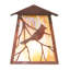 Applique murale droite 9 po