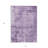 HomeRoots 3' X 5' Lavender And Purple Abstract Washable Indoor Outdoor Area Rug