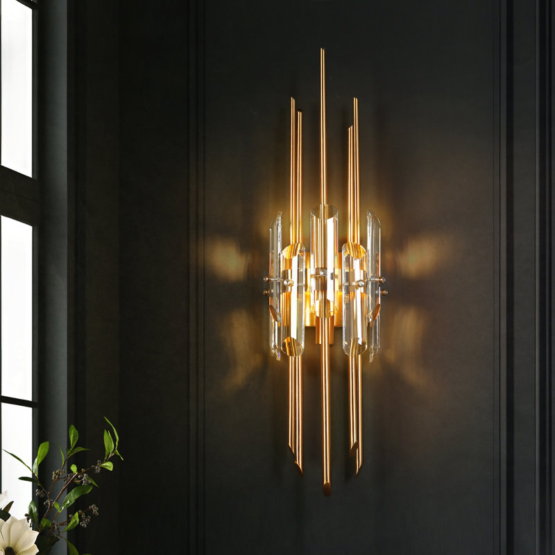 Grigor 1-Light Brass Wall Sconce